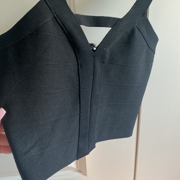 GUESS black, bodycon tank - Picture 2 of 3